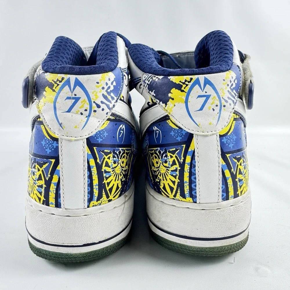 Air Force 1 MID PREM 313984 411 Michael Vick Collection Royale Blue Men Size 13